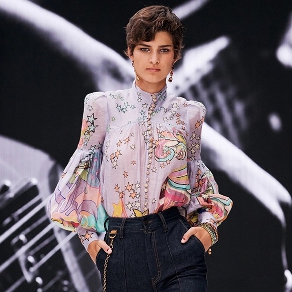 Zimmermann concert tie neck blouse - Picture 6 of 9